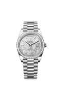 Rolex White Gold Day-Date - 40mm - Meteorite Diamond Dial - President
