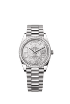 Rolex White Gold Day-Date - 40mm - Meteorite Diamond Dial - President