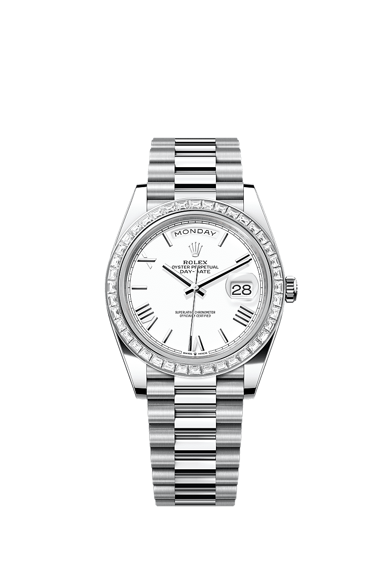 Rolex Platinum Day-Date - 40mm - White - President
