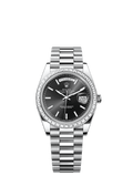 Rolex Platinum Day-Date - 40mm - Bright black - President