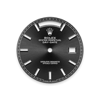 Rolex Platinum Day-Date - 40mm - Bright black - President