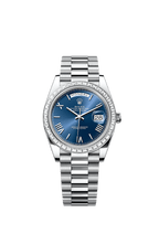 Rolex Platinum Day-Date - 40mm - Bright blue - President
