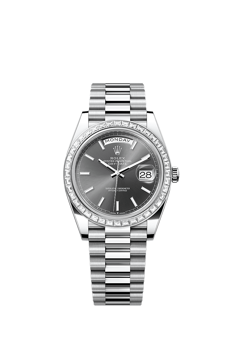 Rolex Platinum Day-Date - 40mm - Slate - President