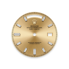 Rolex Yellow Gold Day-Date - 40mm - Champagne-colour Diamond Dial - President