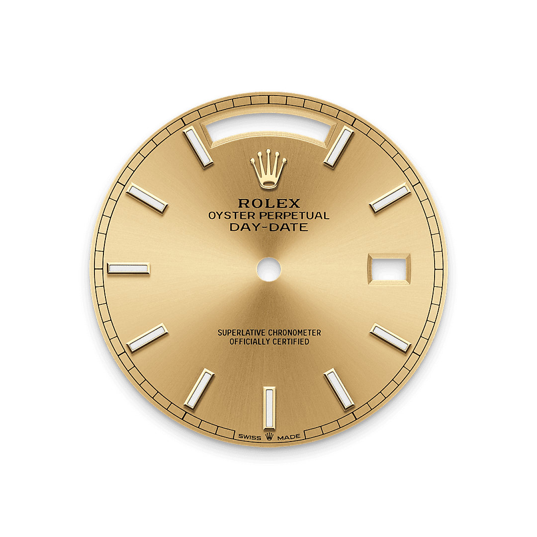 Rolex Yellow Gold Day-Date - 40mm - Champagne-colour - President