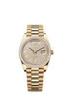 Rolex Yellow Gold Day-Date - 40mm - Diamond-paved - President