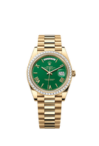 Rolex Yellow Gold Day-Date - 40mm - Green - President