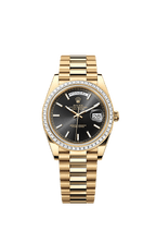 Rolex Yellow Gold Day-Date - 40mm - Bright black - President