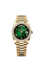 Rolex Yellow Gold Day-Date - 40mm - Green ombré - President