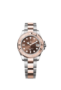 Rolex Two-Tone (RG/SS) Yacht-Master - 37 mm - Chocolate