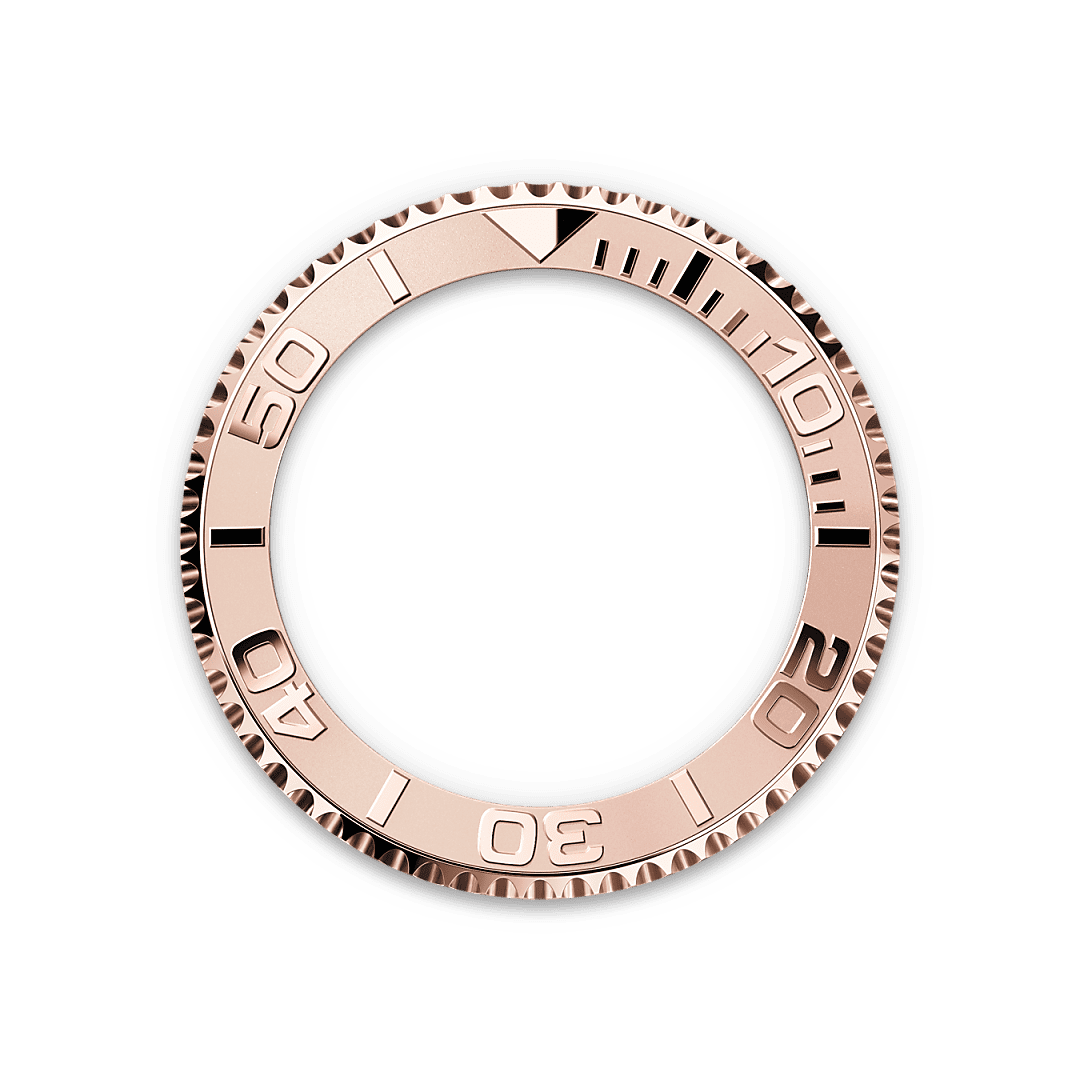 Rolex Two-Tone (RG/SS) Yacht-Master - 37 mm - Intense black