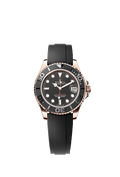Rolex Rose Gold Yacht-Master - 37 mm - Intense black