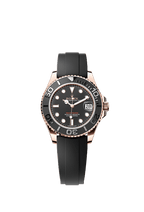 Rolex Rose Gold Yacht-Master - 37 mm - Intense black