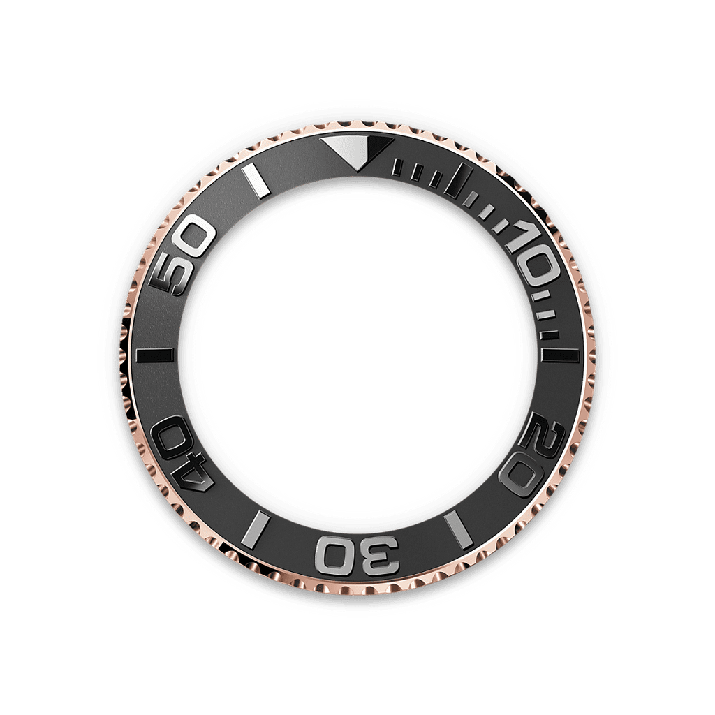 Rolex Rose Gold Yacht-Master - 37 mm - Intense black