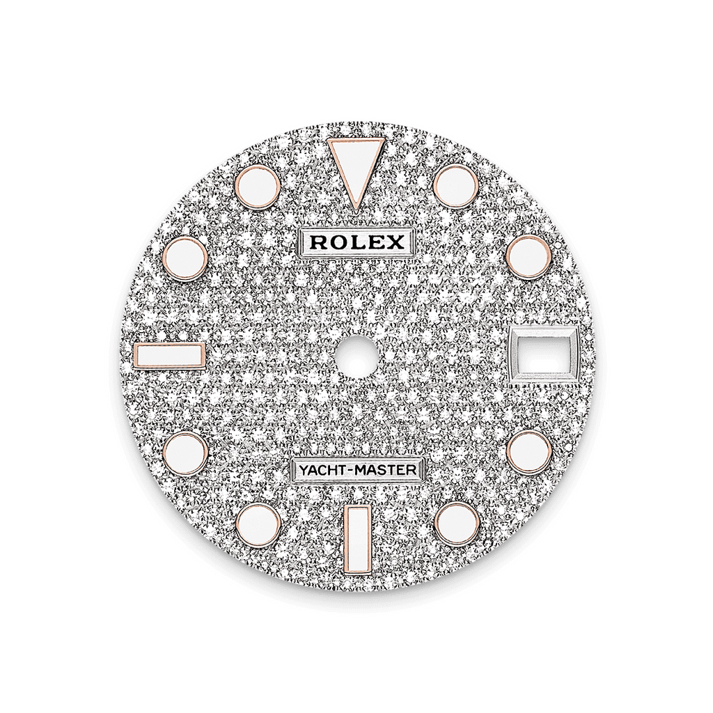 Rolex Rose Gold Yacht-Master - 37 mm - Diamond-paved