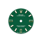 Oyster Perpetual green stone dial