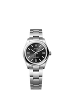 Rolex Stainless Steel Oyster Perpetual - 31mm - Bright black - Oyster