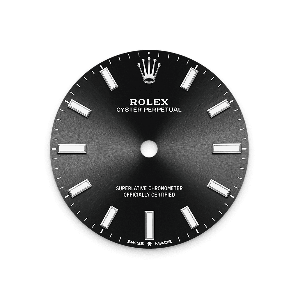 Rolex Stainless Steel Oyster Perpetual - 31mm - Bright black - Oyster