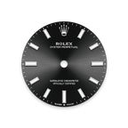 Rolex Stainless Steel Oyster Perpetual - 31mm - Bright black - Oyster