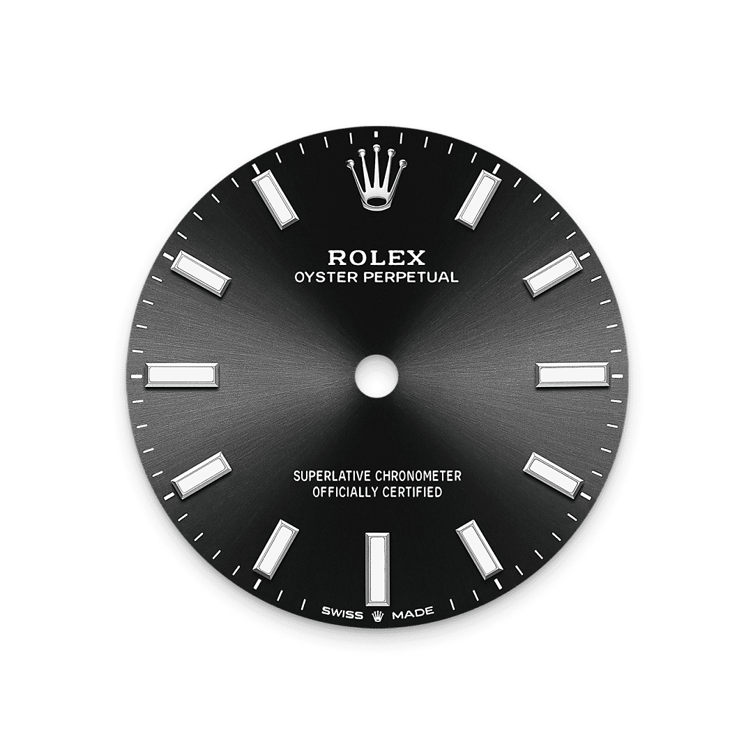 Rolex Stainless Steel Oyster Perpetual - 31mm - Bright black - Oyster