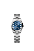 Rolex Stainless Steel Oyster Perpetual - 31mm - Bright blue - Oyster