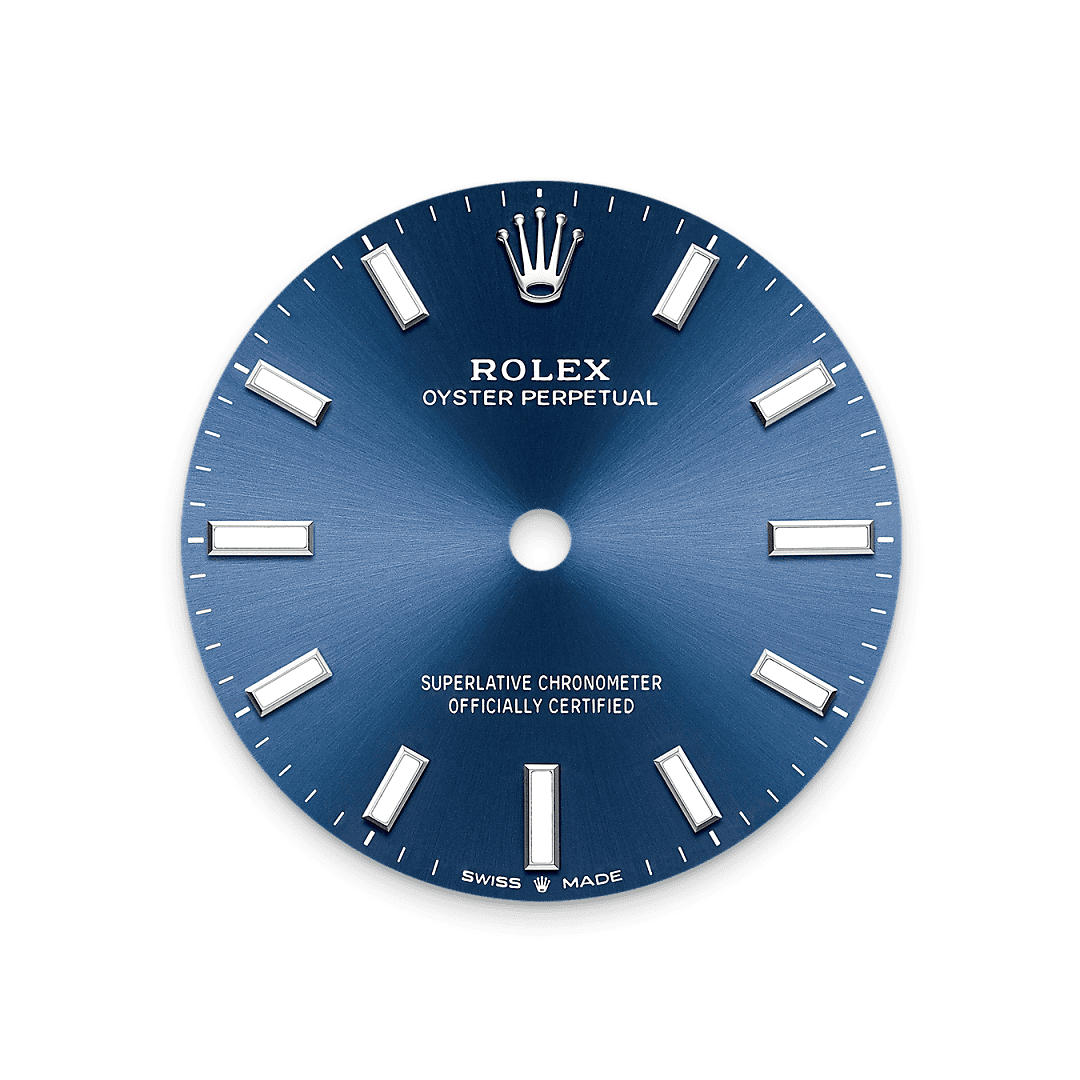 Rolex Stainless Steel Oyster Perpetual - 31mm - Bright blue - Oyster