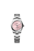 Rolex Stainless Steel Oyster Perpetual - 31mm - Pink - Oyster