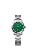 Rolex Stainless Steel Oyster Perpetual - 31mm - Green