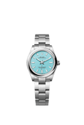 Rolex Stainless Steel Oyster Perpetual - 31mm - Turquoise blue