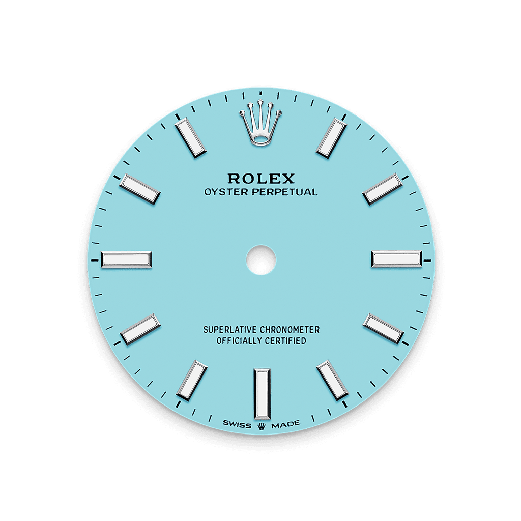 Rolex Stainless Steel Oyster Perpetual - 31mm - Turquoise blue