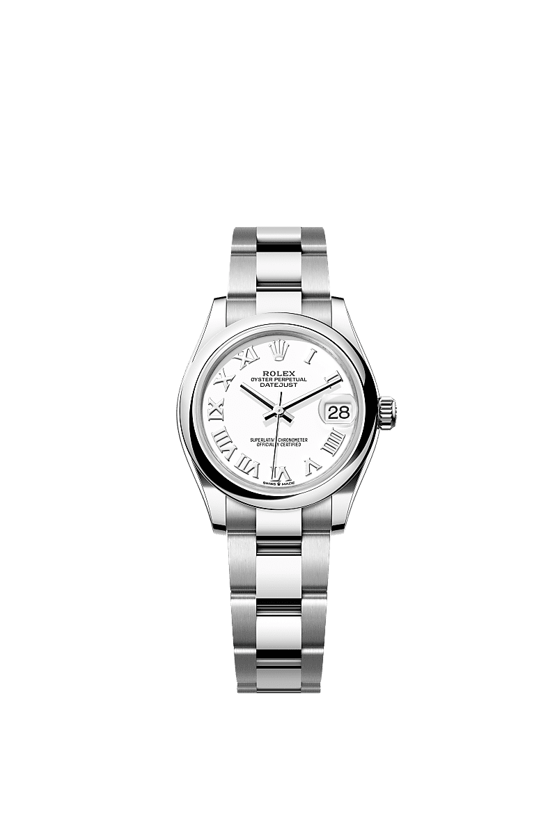Rolex Stainless Steel Datejust - 31mm - White - Oyster