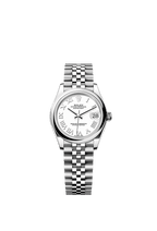 Rolex Stainless Steel Datejust - 31mm - White - Jubilee