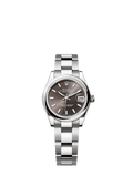Rolex Stainless Steel Datejust - 31mm - Dark grey - Oyster