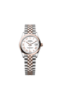 Rolex Two-Tone (RG/SS) Datejust - 31mm - White - Jubilee