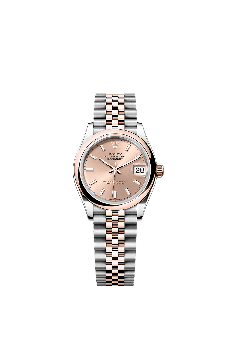 Rolex Two-Tone (RG/SS) Datejust - 31mm - Rosé-colour - Jubilee