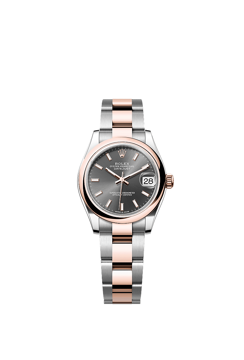 Rolex Two-Tone (RG/SS) Datejust - 31mm - Slate - Oyster