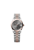 Rolex Two-Tone (RG/SS) Datejust - 31mm - Slate - Jubilee