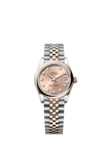 Rolex Two-Tone (RG/SS) Datejust - 31mm - Rosé-colour Diamond Dial - Jubilee