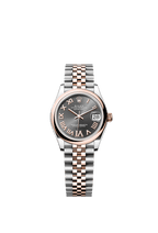 Rolex Two-Tone (RG/SS) Datejust - 31mm - Slate Diamond Dial - Jubilee