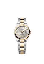 Rolex Two-Tone (YG/SS) Datejust - 31mm - Silver Diamond Dial - Oyster