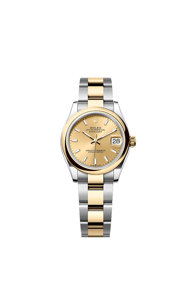 Rolex Two-Tone (YG/SS) Datejust - 31mm - Champagne-colour - Oyster