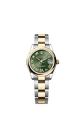 Rolex Two-Tone (YG/SS) Datejust - 31mm - Olive green Diamond Dial - Oyster