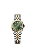 Rolex Two-Tone (YG/SS) Datejust - 31mm - Olive green Diamond Dial - Jubilee