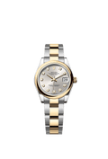 Rolex Two-Tone (YG/SS) Datejust - 31mm - Silver Diamond Dial - Oyster