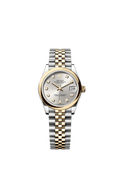Rolex Two-Tone (YG/SS) Datejust - 31mm - Silver Diamond Dial - Jubilee