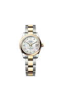 Rolex Two-Tone (YG/SS) Datejust - 31mm - White mother-of-pearl Diamond Dial - Oyster