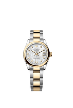 Rolex Two-Tone (YG/SS) Datejust - 31mm - White mother-of-pearl Diamond Dial - Oyster