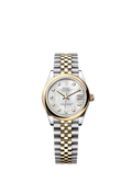 Rolex Two-Tone (YG/SS) Datejust - 31mm - White mother-of-pearl Diamond Dial - Jubilee