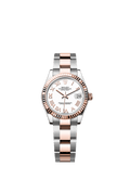 Rolex Two-Tone (RG/SS) Datejust - 31mm - White - Oyster