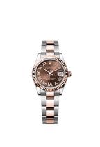 Rolex Two-Tone (RG/SS) Datejust - 31mm - Chocolate Diamond Dial - Oyster